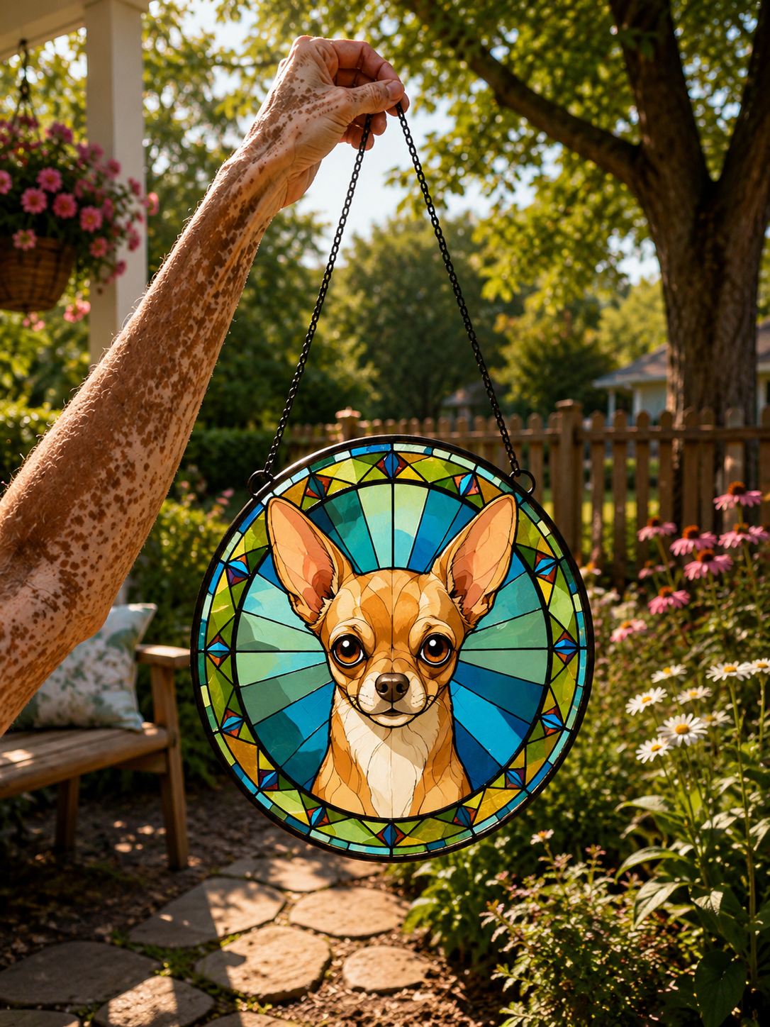 Maya's Sun Catching Dog Art - ✨Most Popular