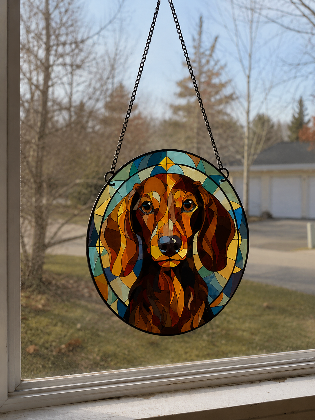 Maya's Sun Catching Dog Art - ✨Most Popular