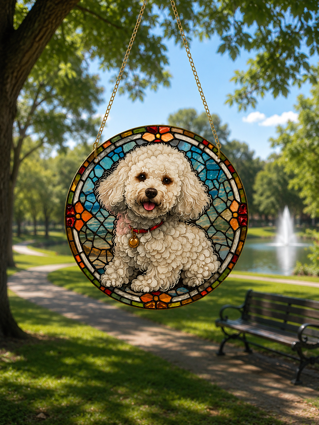 Maya's Sun Catching Dog Art - ✨Most Popular