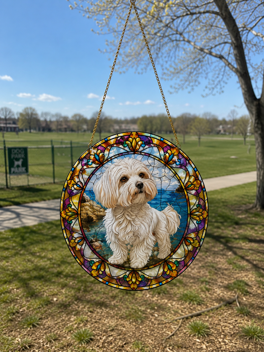 Maya's Sun Catching Dog Art - ✨Most Popular