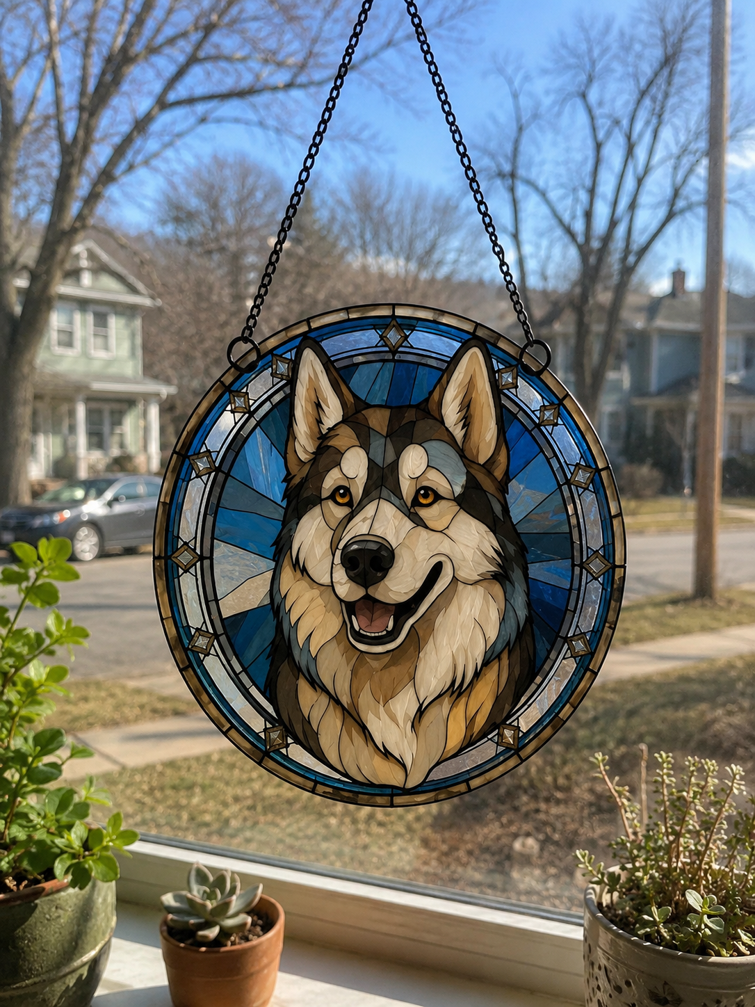 Maya's Sun Catching Dog Art - ✨Most Popular
